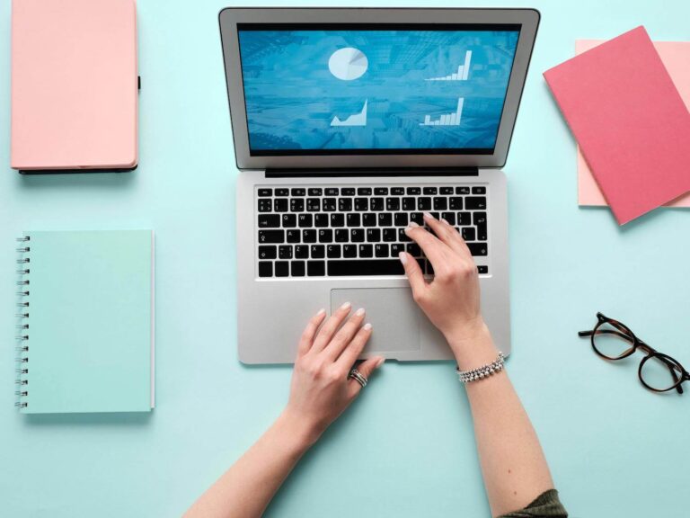 Blogging with notebooks near by