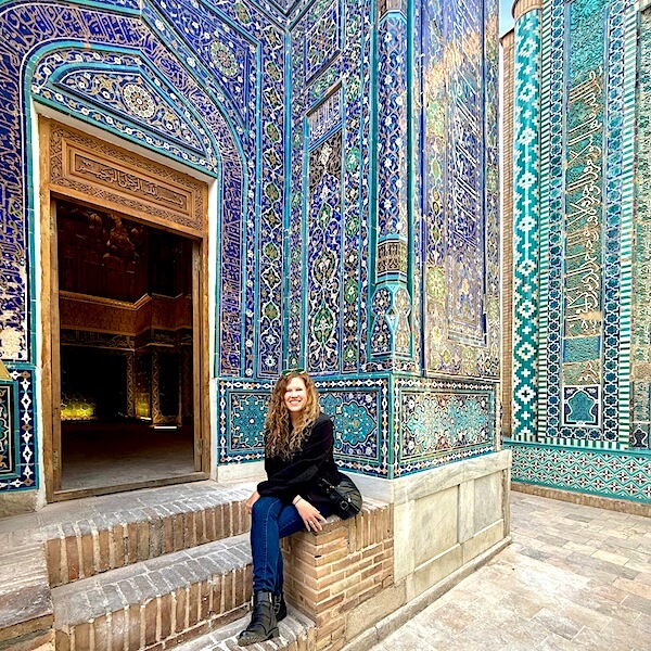 Julia in Uzbekistan